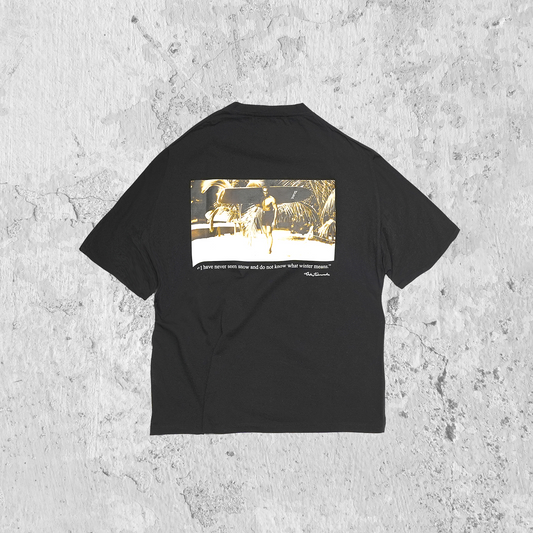 ahonui   |  BACK PHOTO PRINT S/S T-SHIRT