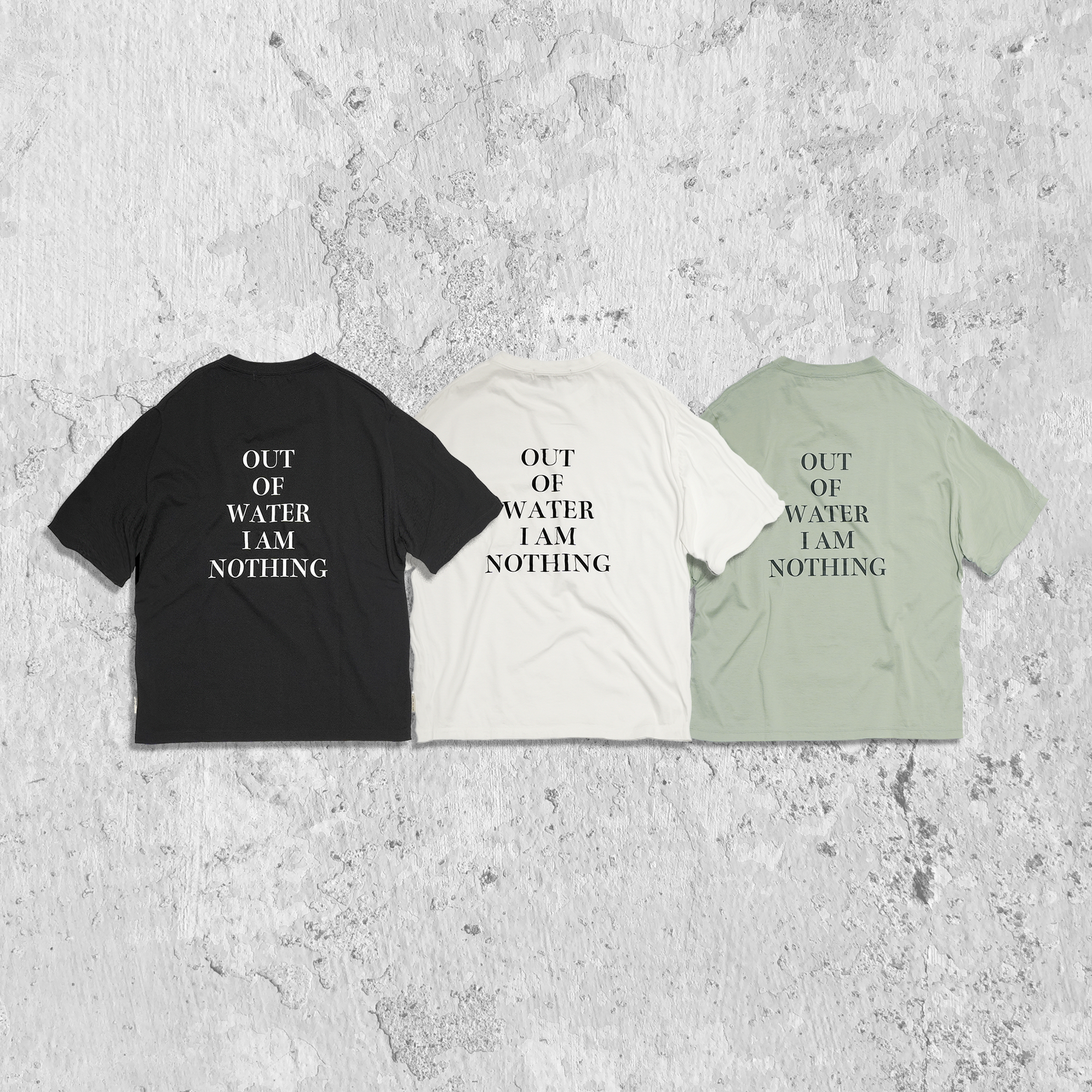ha'aha'a  |  BACK MESSAGE PRINT S/S T-SHIRT