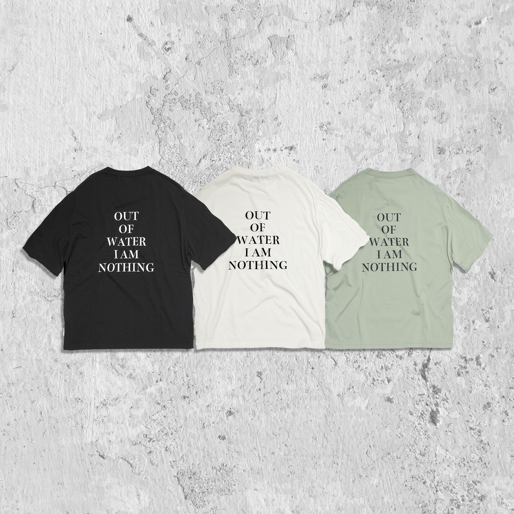 ha'aha'a  |  BACK MESSAGE PRINT S/S T-SHIRT
