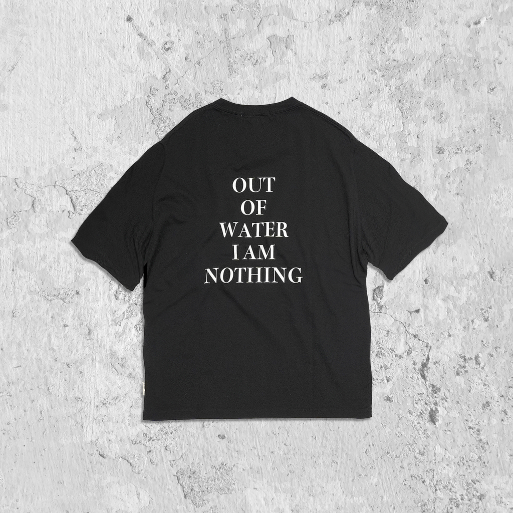 ha'aha'a  |  BACK MESSAGE PRINT S/S T-SHIRT