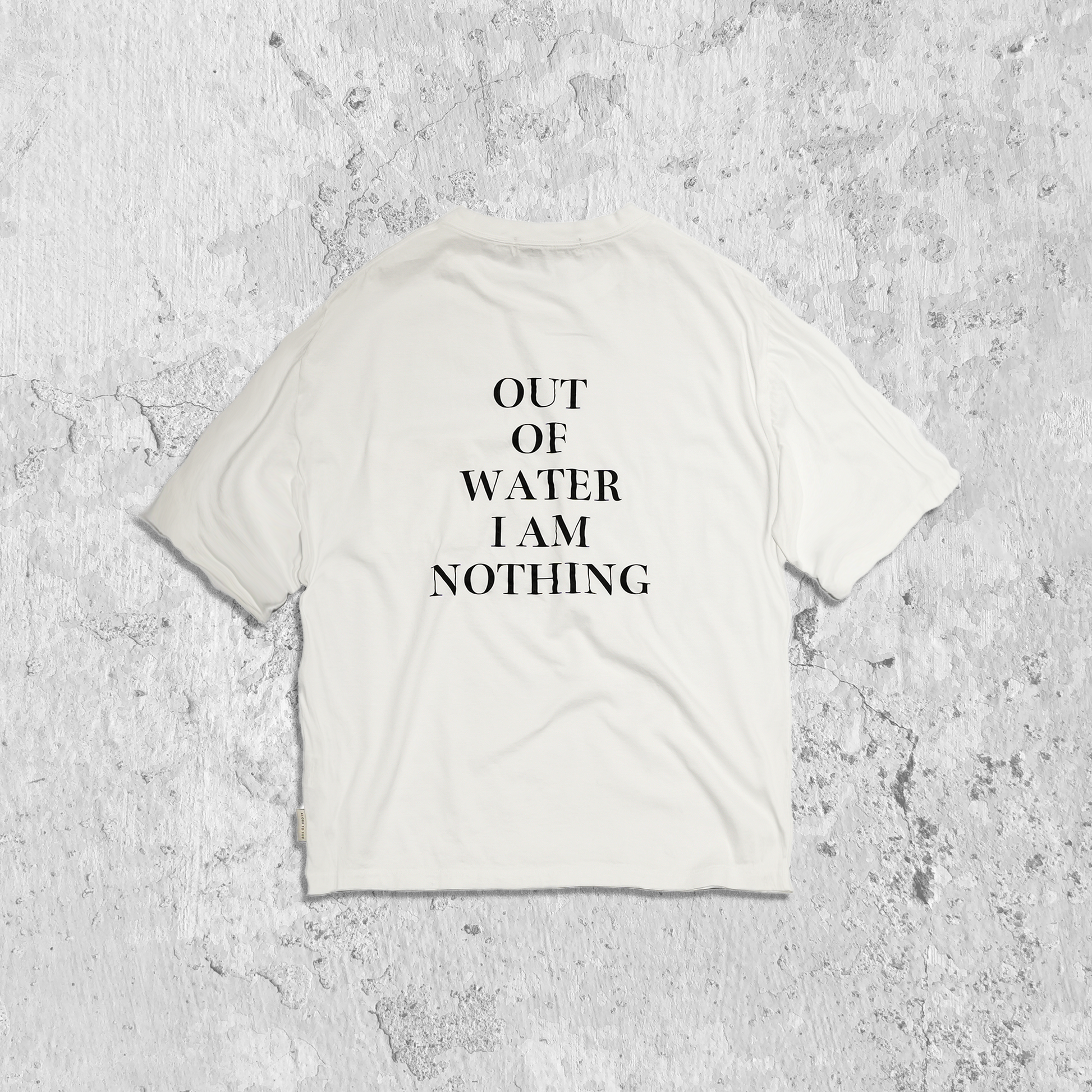 ha'aha'a  |  BACK MESSAGE PRINT S/S T-SHIRT