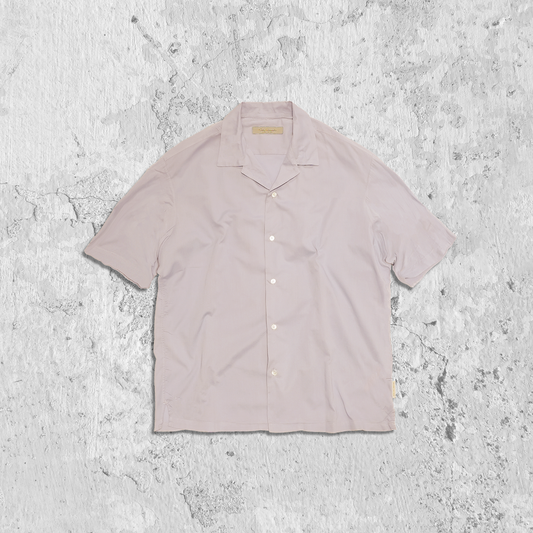 ahe | GARMENT DYE OPEN COLLAR SHIRT