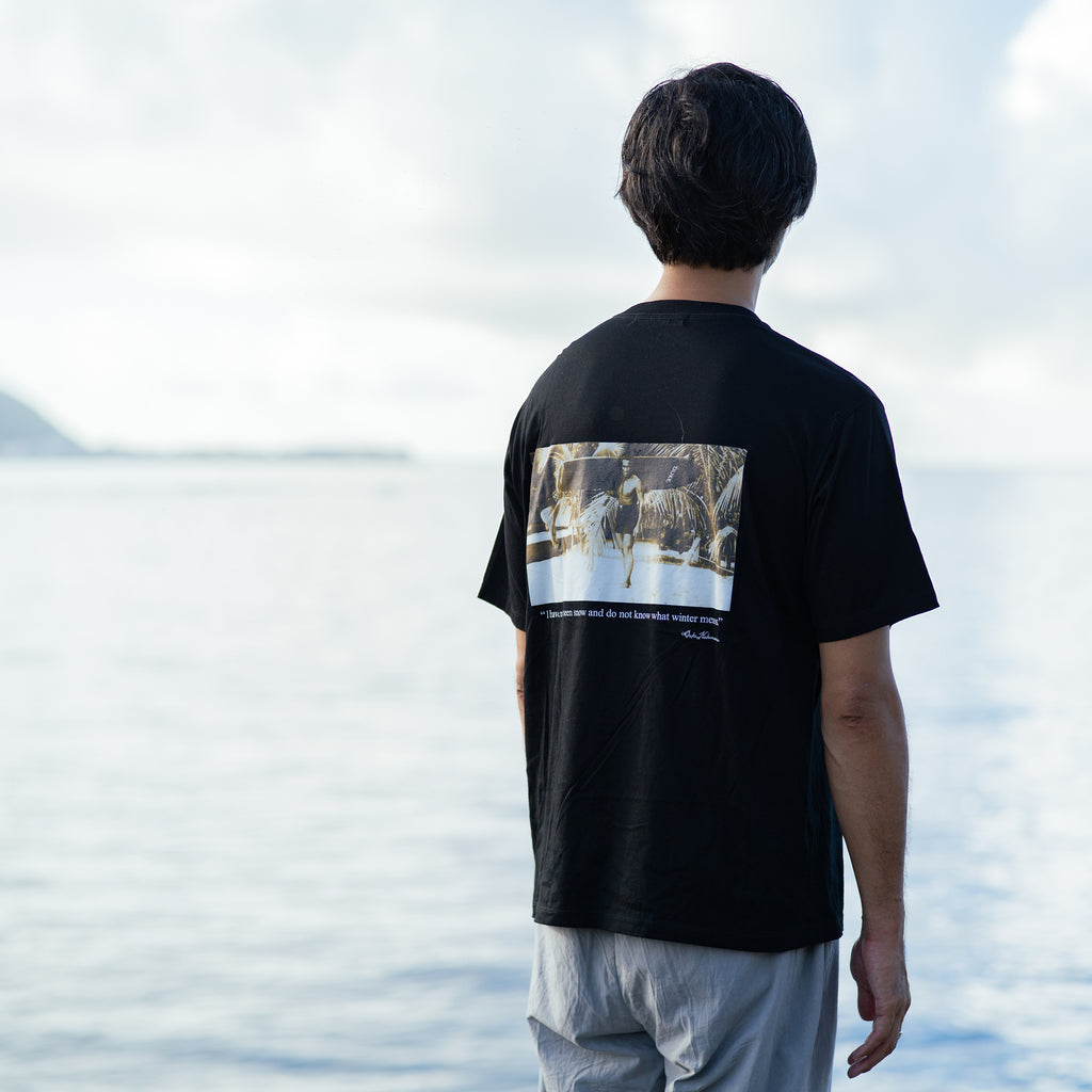 ahonui   |  BACK PHOTO PRINT S/S T-SHIRT