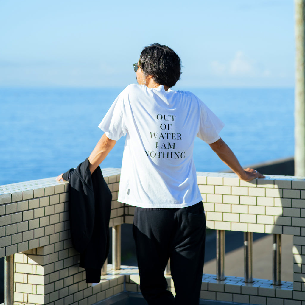 ha'aha'a  |  BACK MESSAGE PRINT S/S T-SHIRT
