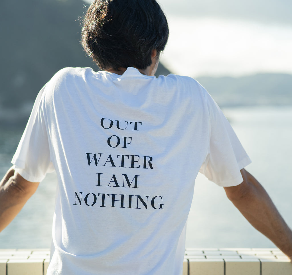 ha'aha'a  |  BACK MESSAGE PRINT S/S T-SHIRT