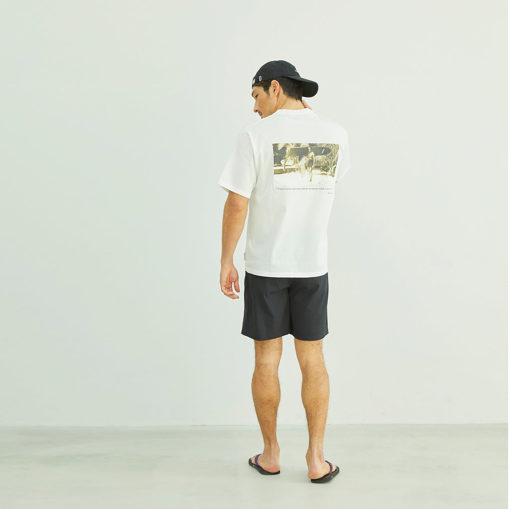 ahonui   |  BACK PHOTO PRINT S/S T-SHIRT