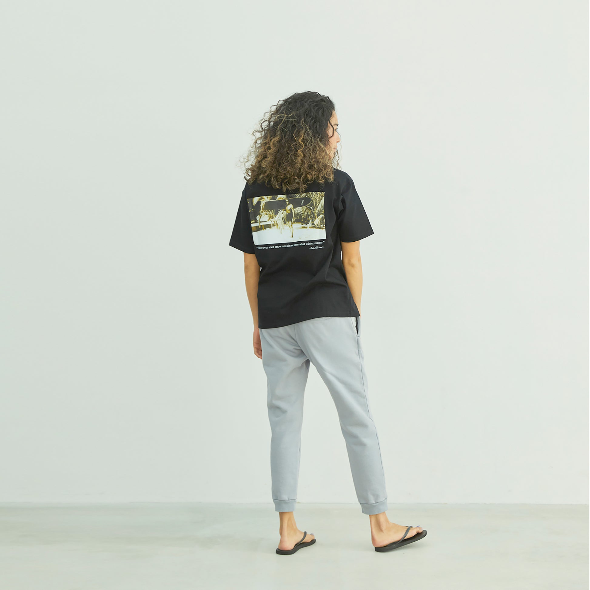 ahonui   |  BACK PHOTO PRINT S/S T-SHIRT