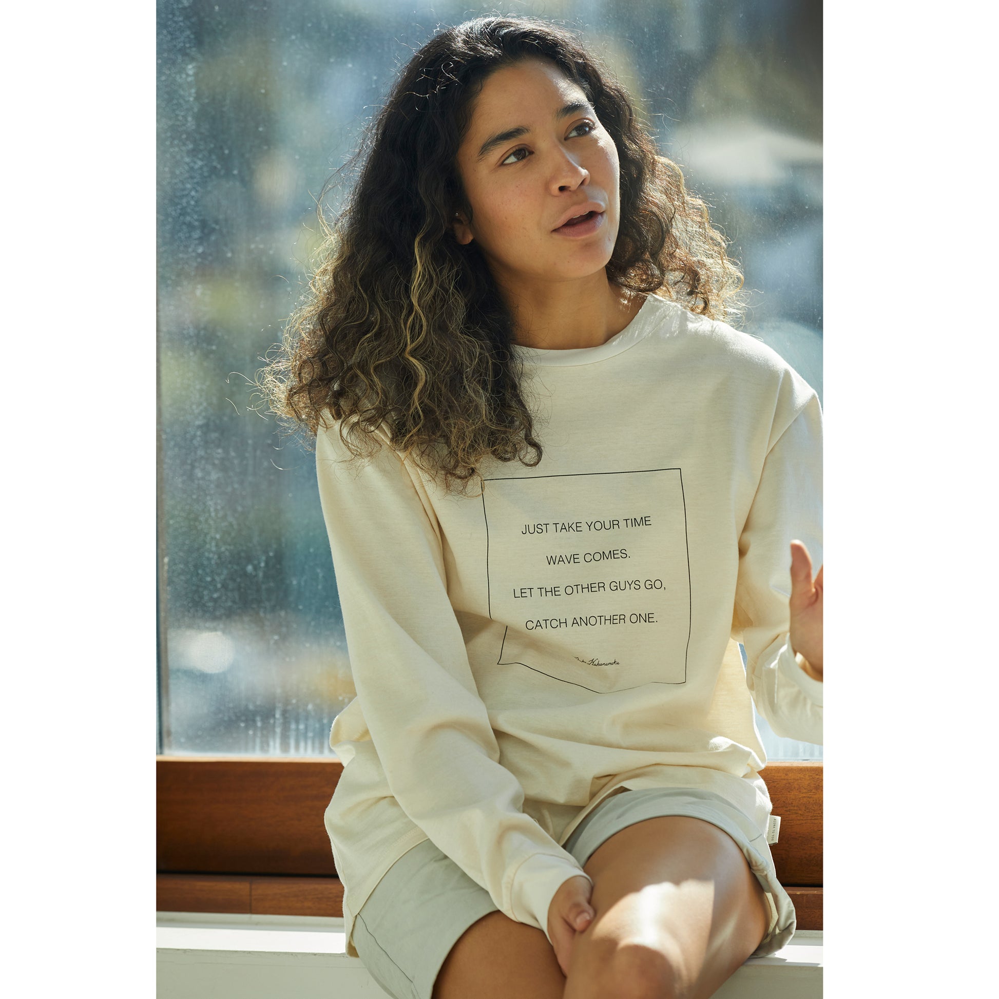 akahai   |  DUKE MESSAGE L/S T-SHIRT