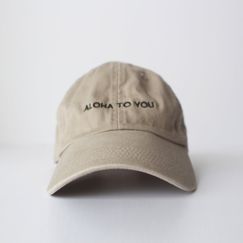 ALOHA TO YOU GARMENT DYE CAP