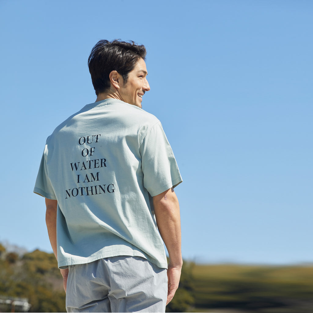 ha'aha'a  |  BACK MESSAGE PRINT S/S T-SHIRT