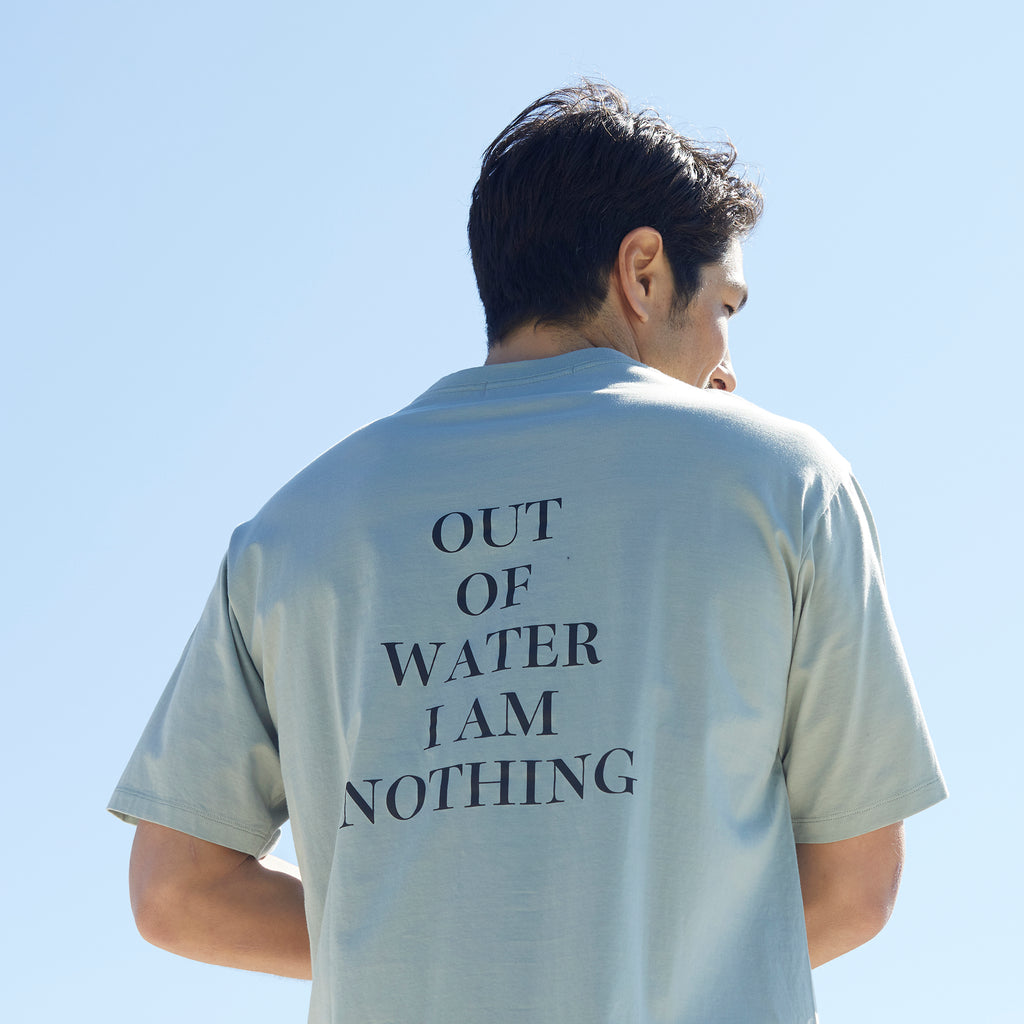 ha'aha'a  |  BACK MESSAGE PRINT S/S T-SHIRT