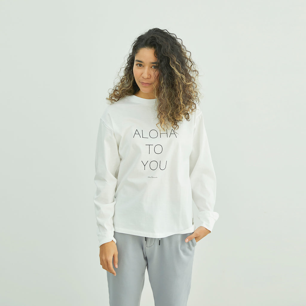 'olu'olu |  ALOHA TO YOU  L/S T-SHIRT