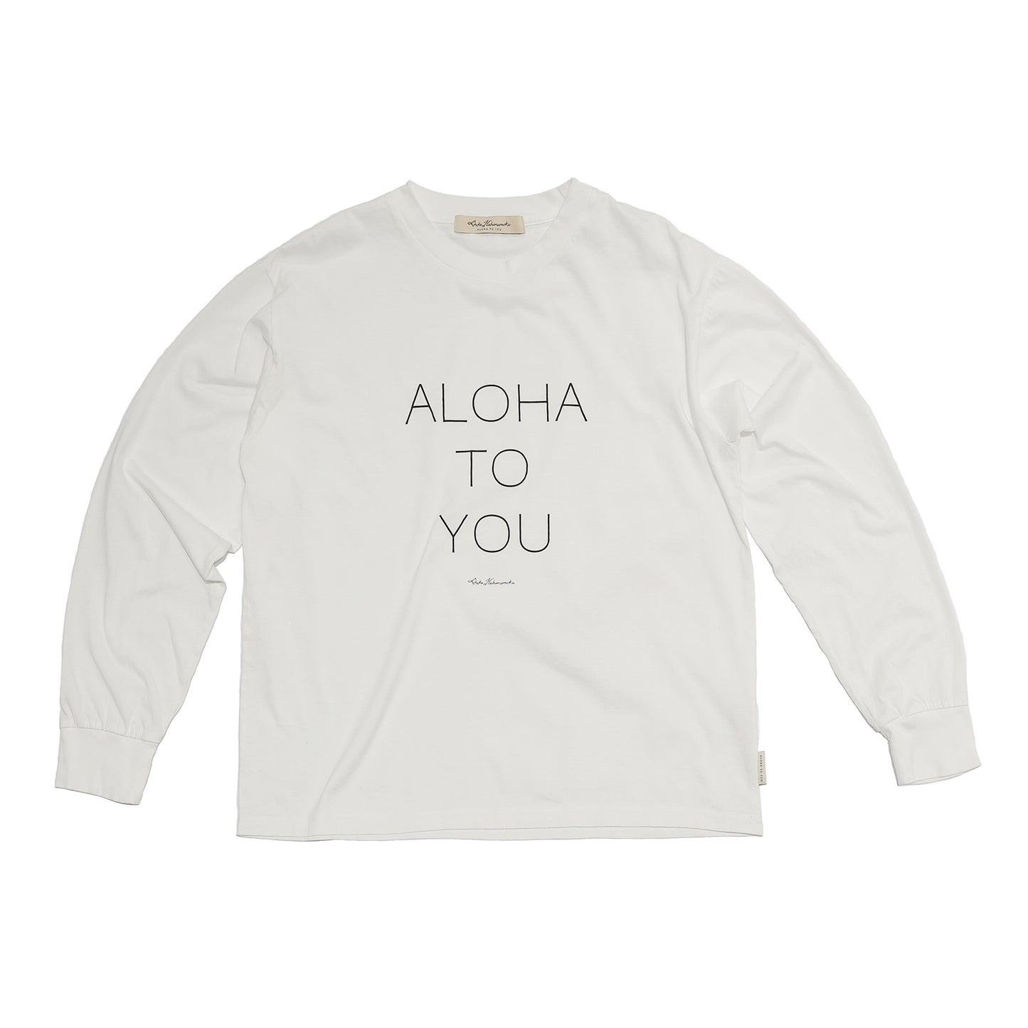 'olu'olu |  ALOHA TO YOU  L/S T-SHIRT